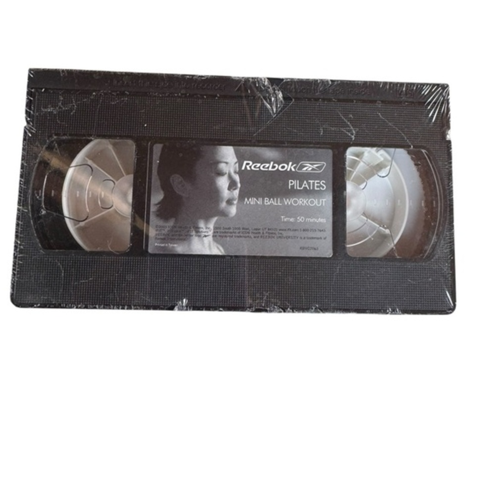 Reebok Pilates Exercise Mini Ball 50 Minute Workout VHS Sealed Vintage C2003